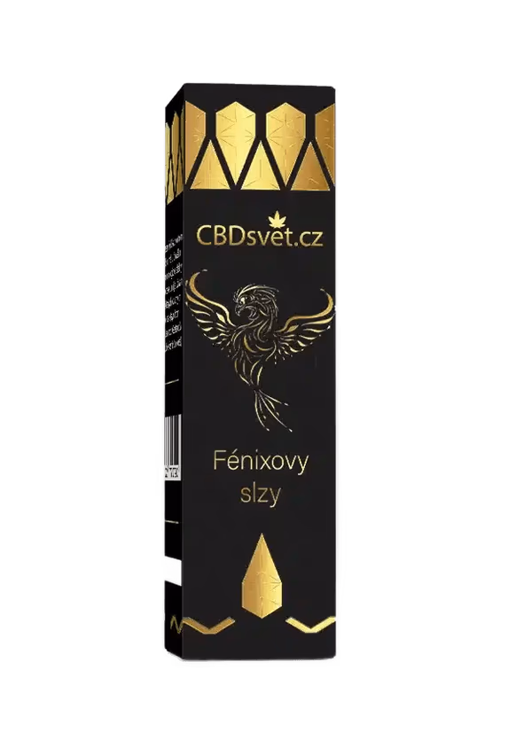 Fénixovy slzy – CBD extrakt 55–65 %, 5 ml, krabička