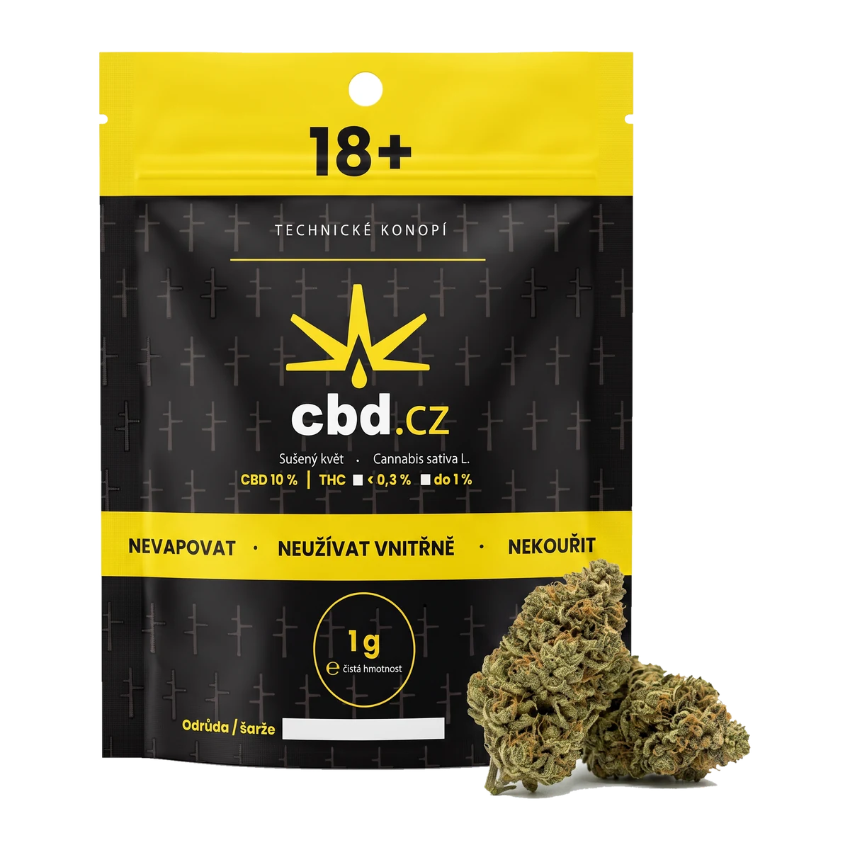 CBD květy Lemon Haze – pytlíček cbd.cz
