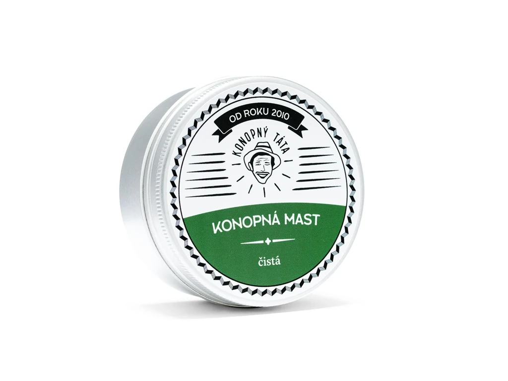 Detail balení čisté konopné masti 80 ml
