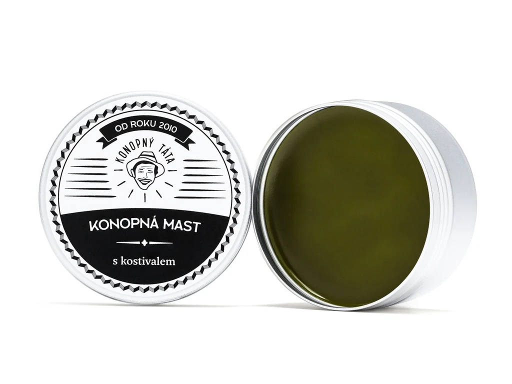 Konopná mast s kostivalem 80 ml – detail