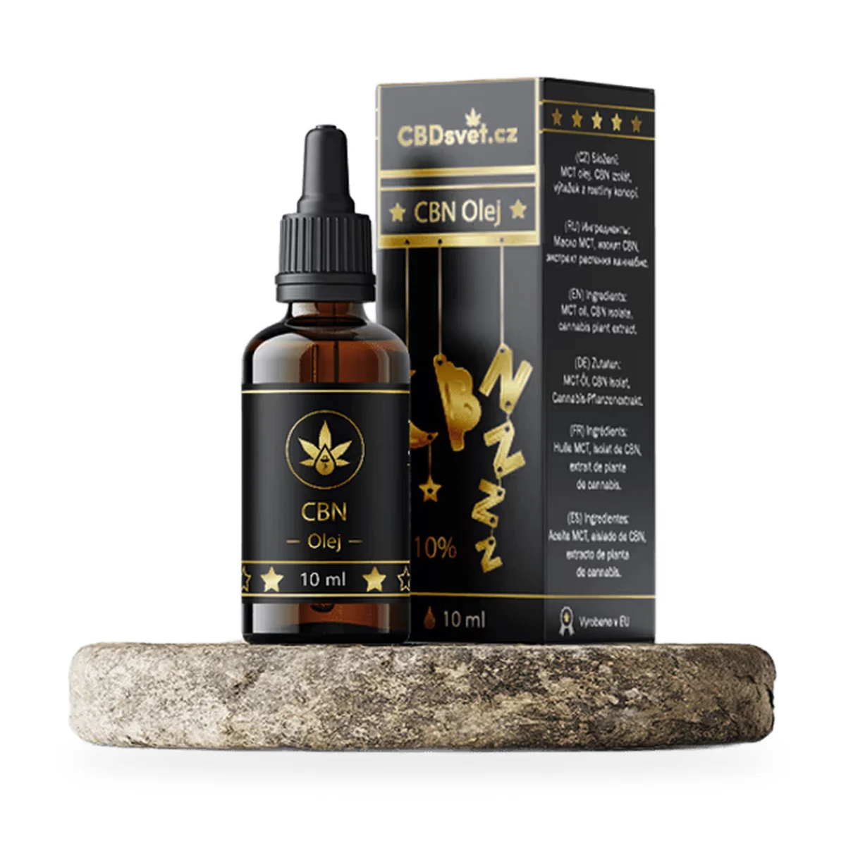 CBN olej 10% – kanabinol (cannabinol) - obrázek 1