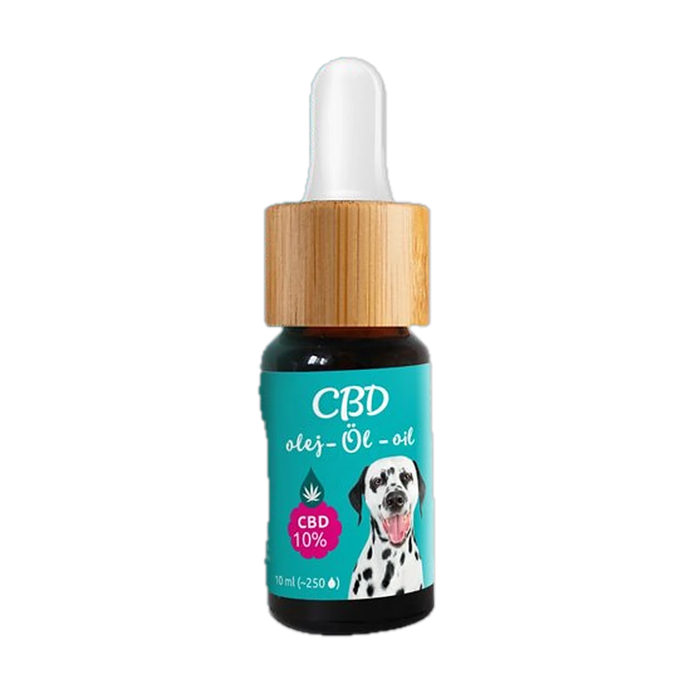 Zelená Země – CBD olej pro psy 10 %, 10 ml – lahvička s kapátkem