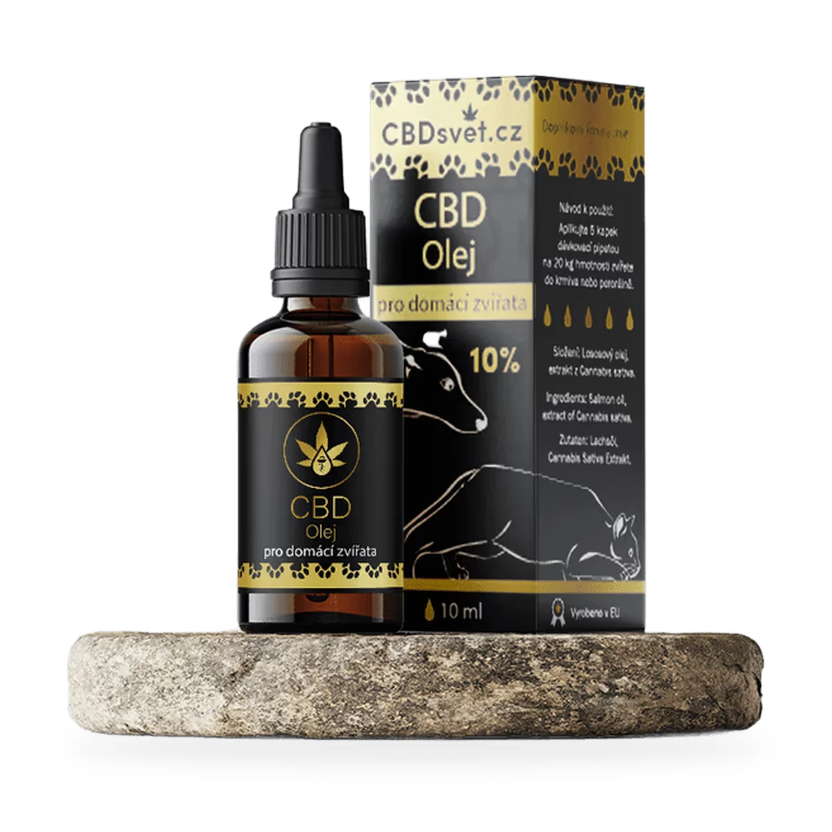 CBD olej 10% pro zvířata - obrázek 1